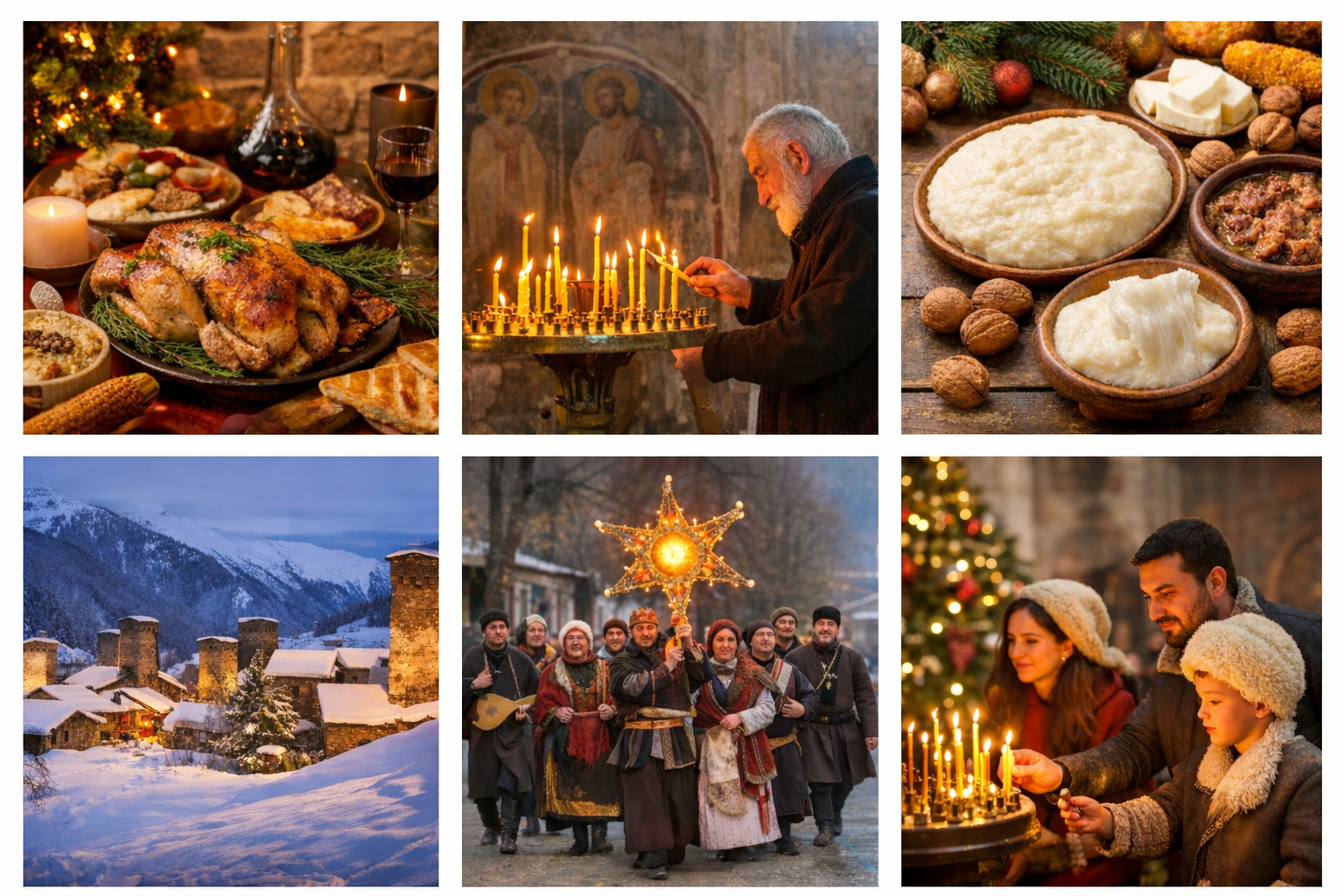 როგორ ხვდებიან შობას საქართველოს კუთხეებში