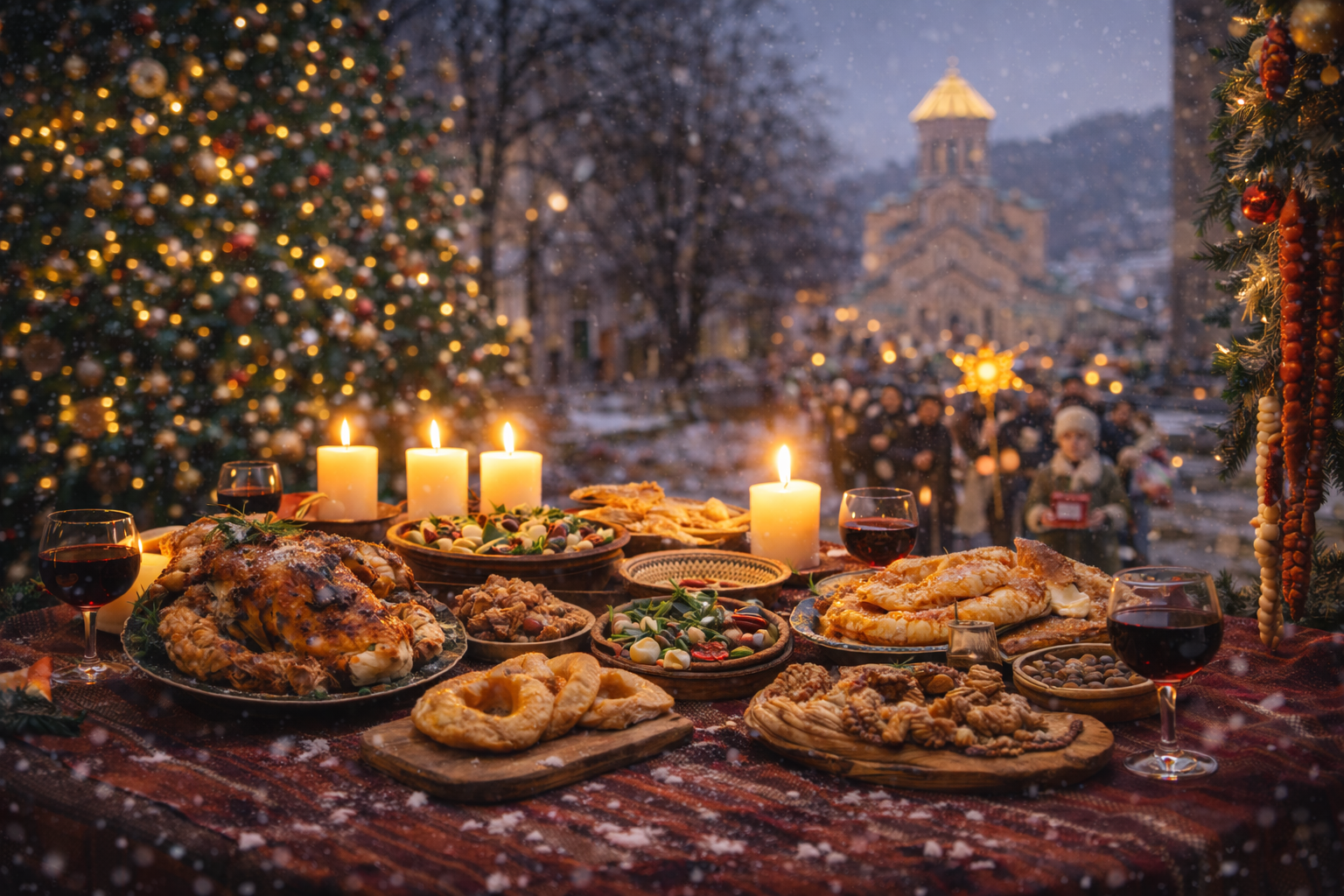 საშობაო სუფრა საქართველოში – ტრადიციული კერძები და მათი მნიშვნელობა