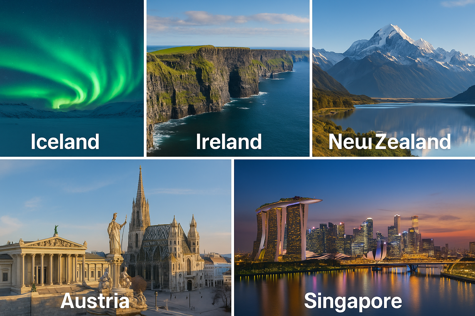 ტოპ 5 ყველაზე უსაფრთხო ქვეყანა მოგზაურობისთვის 2025 წელს